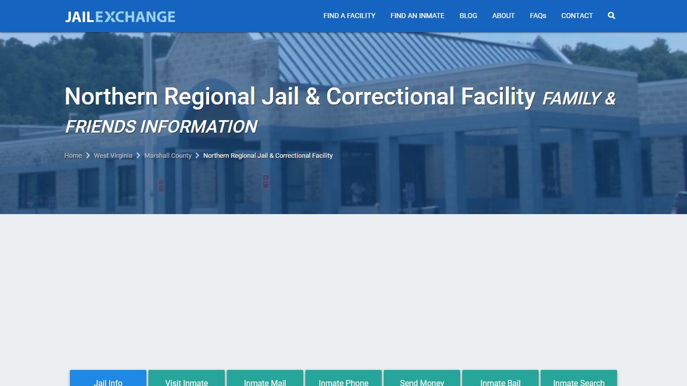 Northern Regional Jail Inmate Search, Visitation, Phone, Address | WV